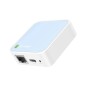 TP-Link TL-WR802N trdls router Hurtigt ethernet Enkelt band 24 GHz Bl Hvid
